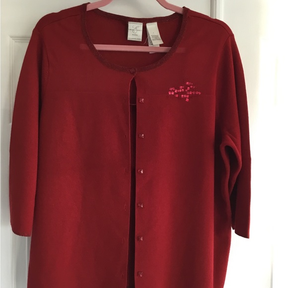 Beautiful top for holidays - Emma James Woman (a Liz Claiborne company) Size 1 - Picture 1 of 5